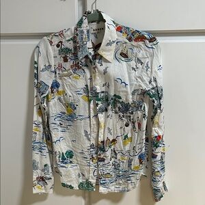 Boden Multicolor Printed Women's Top